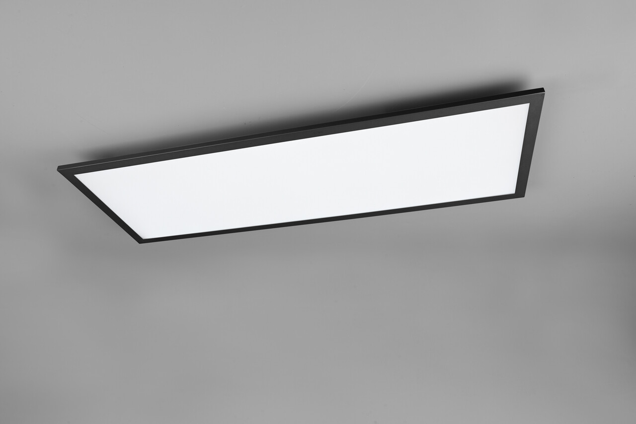 Plafoniera Gamma, RL, 80x29.5x5 cm, 33.5W, 1x SMD, metal, negru mat - imagine 6